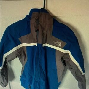 Children's Blue and Gray Raincoat